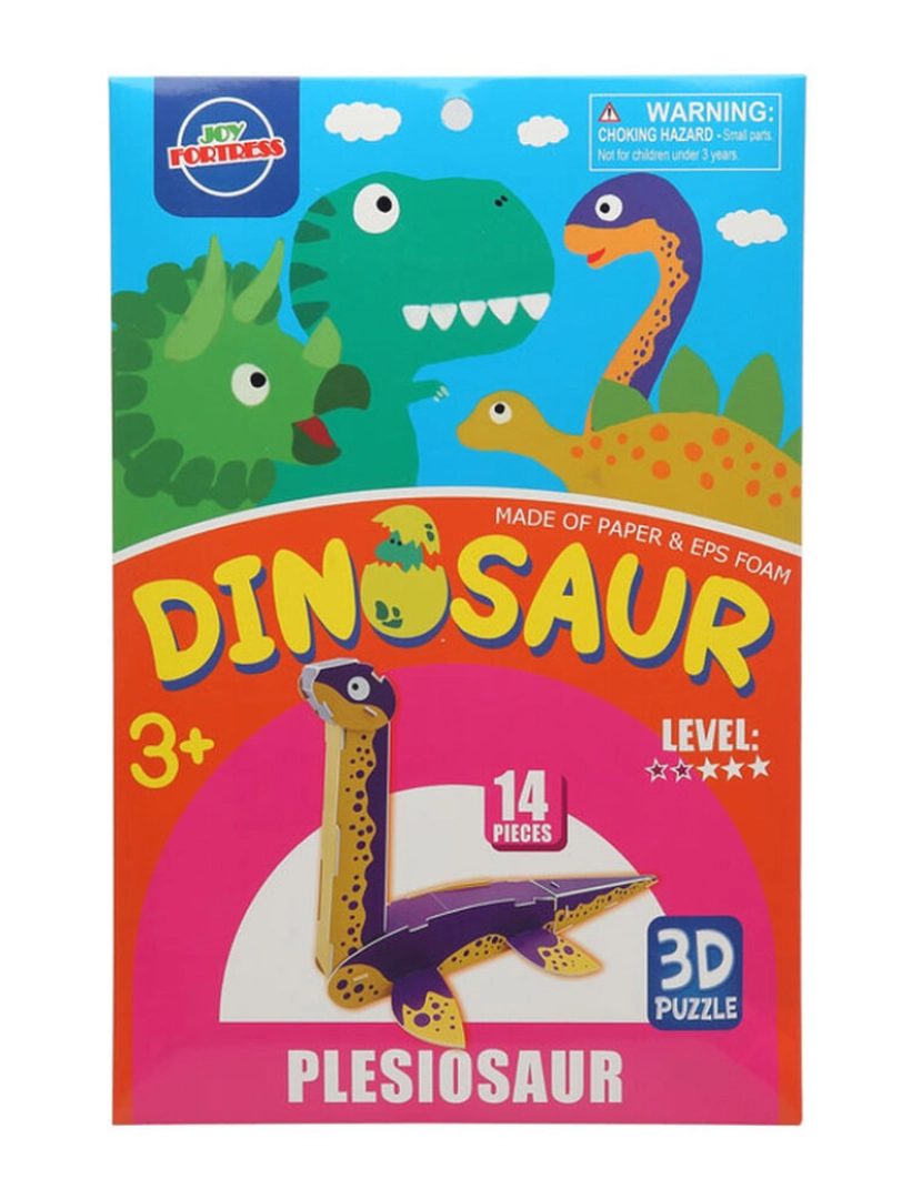 imagem de Puzzle 3D Plesiosaur Dinossauros1