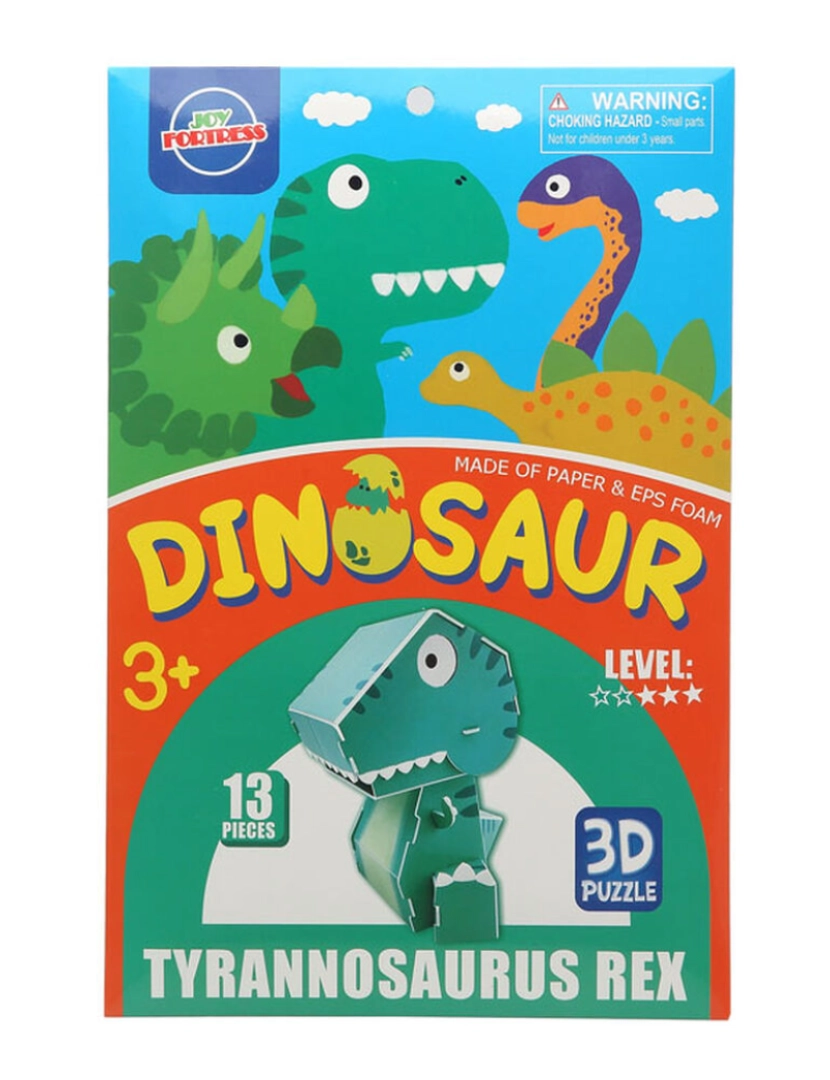 Bigbuy Fun - Puzzle 3D Tyranosaurus rex
