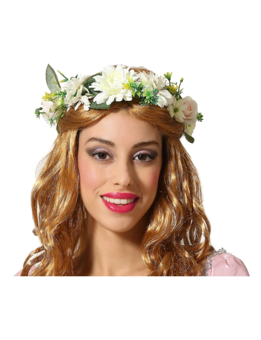 Bigbuy Carnival - Diadema Multicolor Anos 60