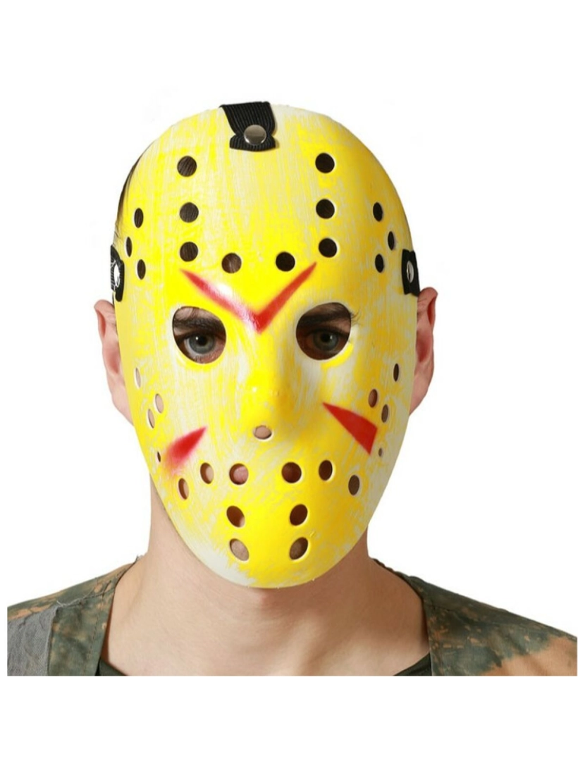 imagem de Máscara Halloween Amarelo1
