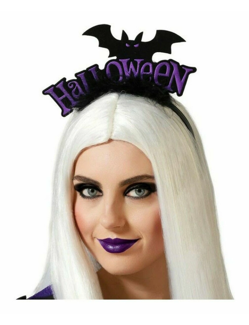 imagem de Diadema Halloween Roxo1