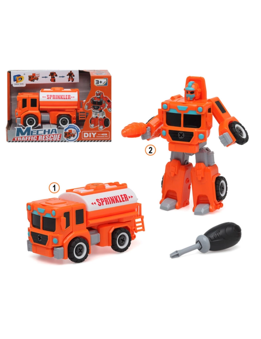 Bigbuy Fun - Transformers Laranja