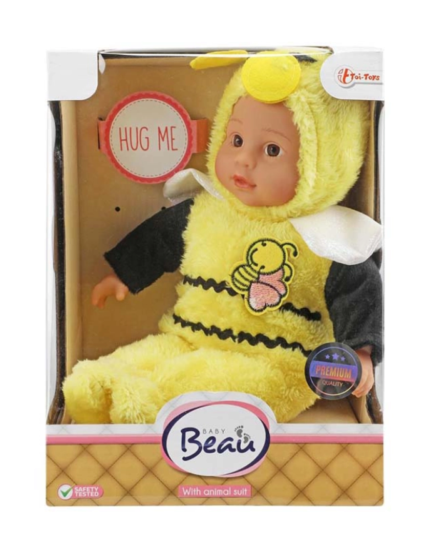 Baby Beau - BONECO BABY BEAU VESTIDO ANIMAL 30 CM 02025Z