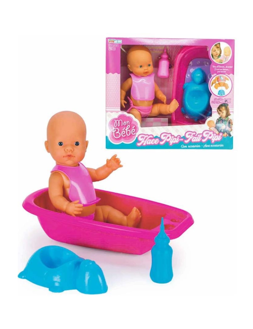 BF - BONECO BABY PIPI C/ BANHEIRA 225