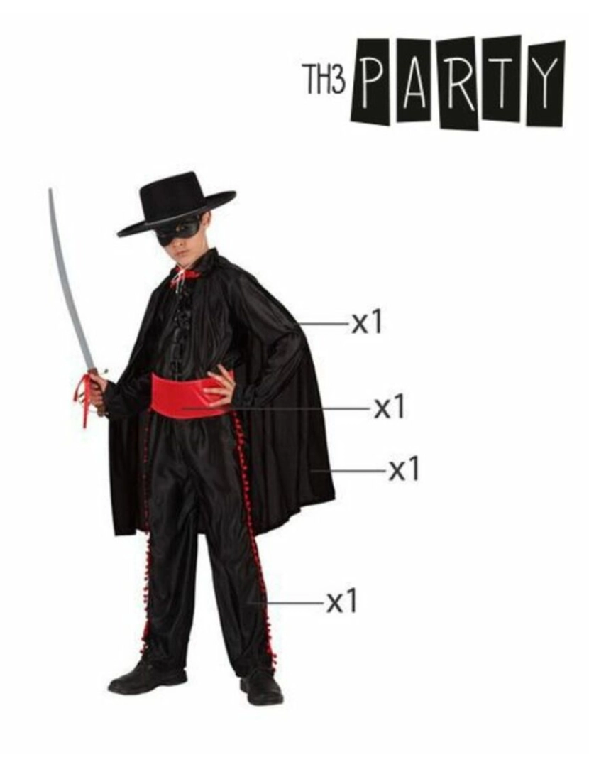 imagem de Fantasia para Crianças O zorro2