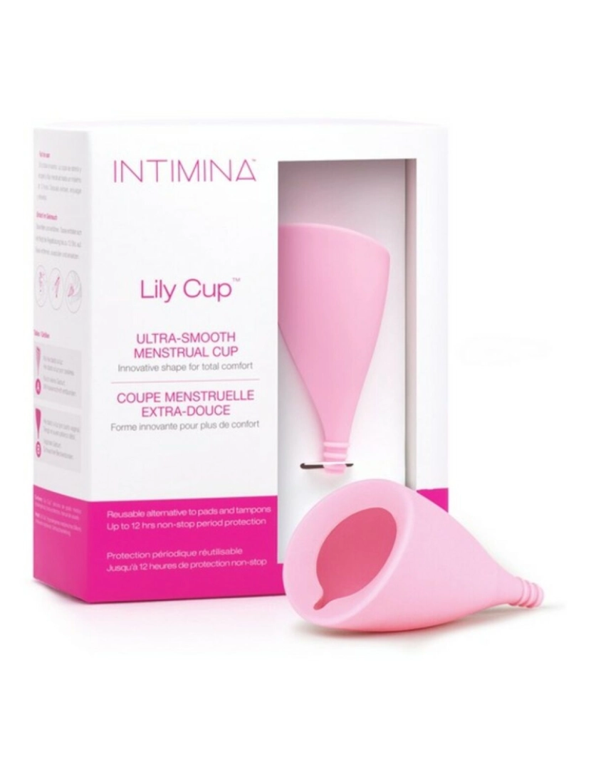 imagem de Copo Menstrual Lily Cup A Intimina Lily Cup A Rosa Claro3