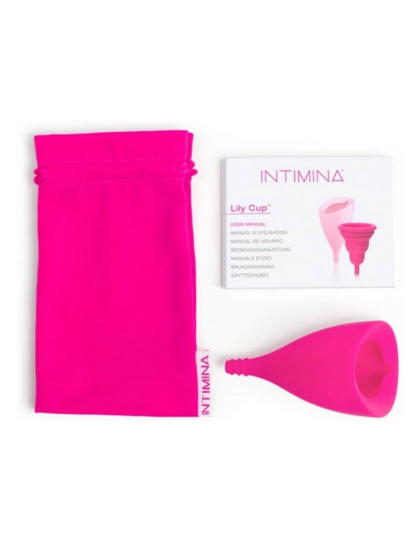 imagem de Copo Menstrual Intimina Lily Cup B Rosa Choque4