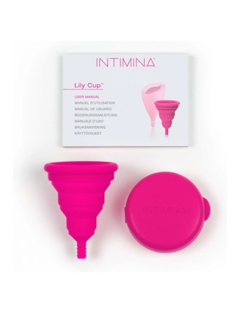 imagem de Copo Menstrual Intimina Lily Compact Cup B Rosa Choque2