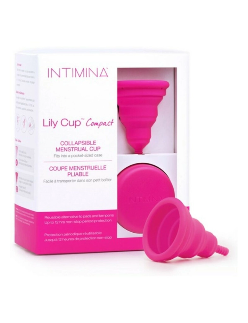 imagem de Copo Menstrual Intimina Lily Compact Cup B Rosa Choque4