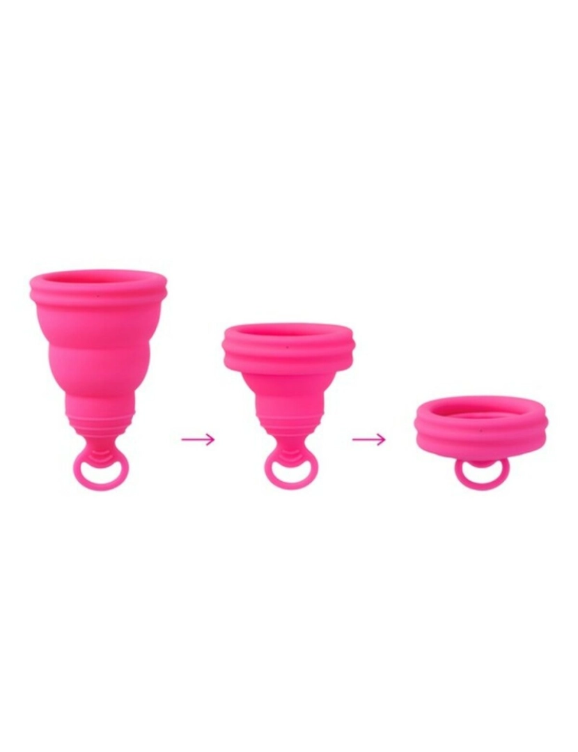 imagem de Copo Menstrual Intimina Lily Cup One Rosa Choque2