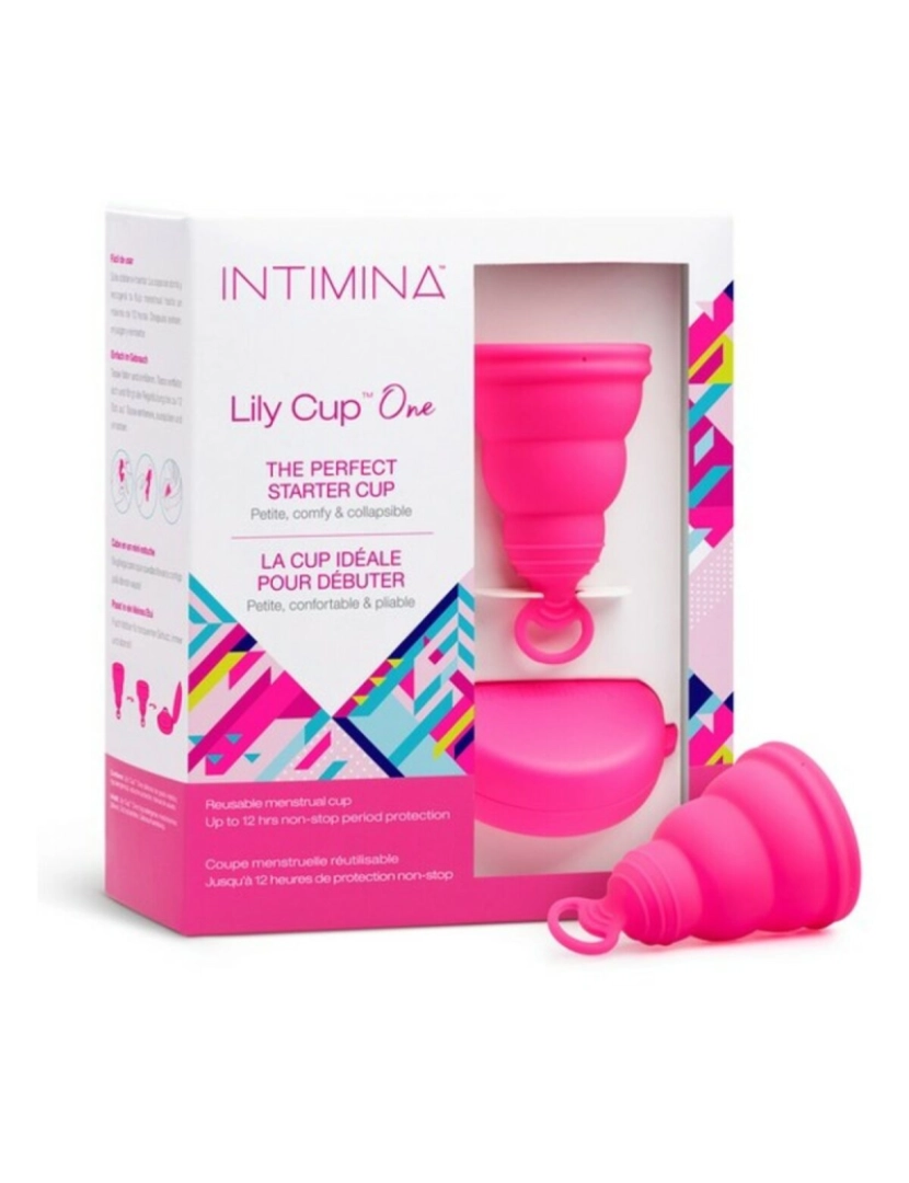 imagem de Copo Menstrual Intimina Lily Cup One Rosa Choque5