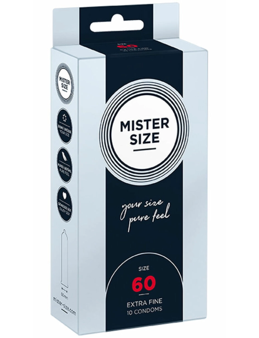 Mister Size - Preservativos Mister Size Extrafino (60 mm)