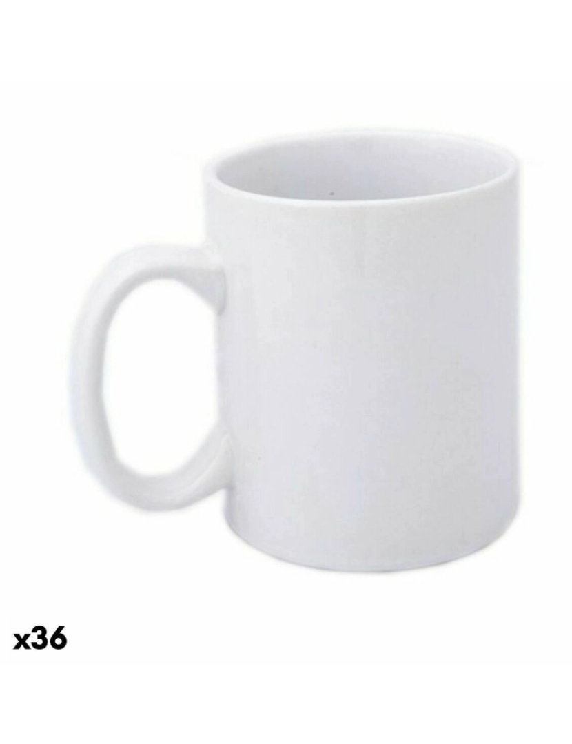 imagem de Caneca de Cerâmica 143144 Branco (370 ml) (36 Unidades)1