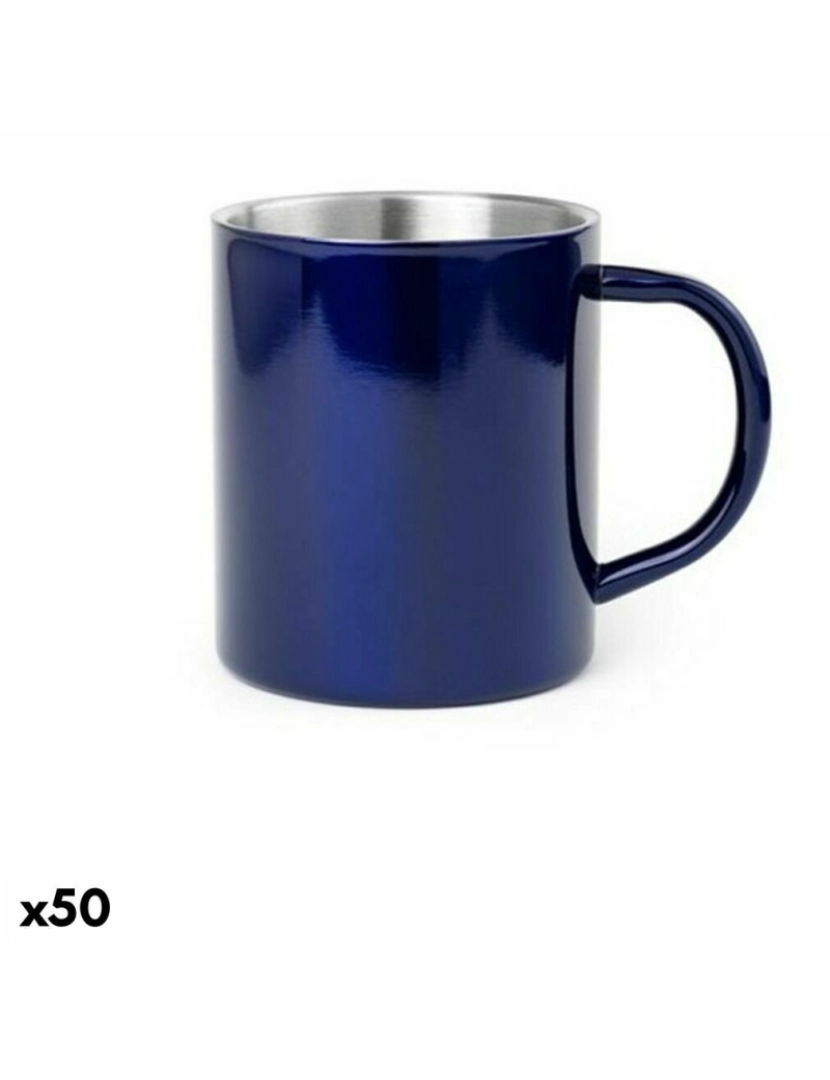 imagem de Caneca de Aço Inoxidável 144656 Duas cores (280 ml) (50 Unidades)1