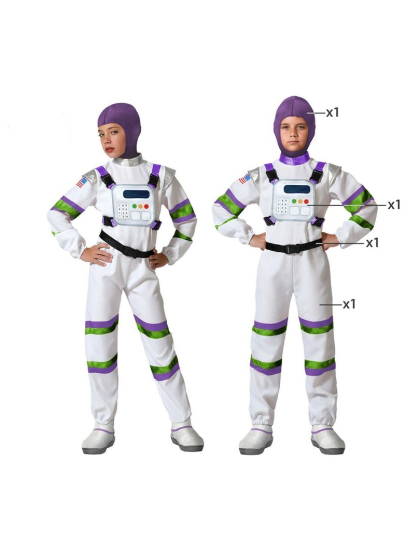imagem de Fantasia para Crianças Astronauta1