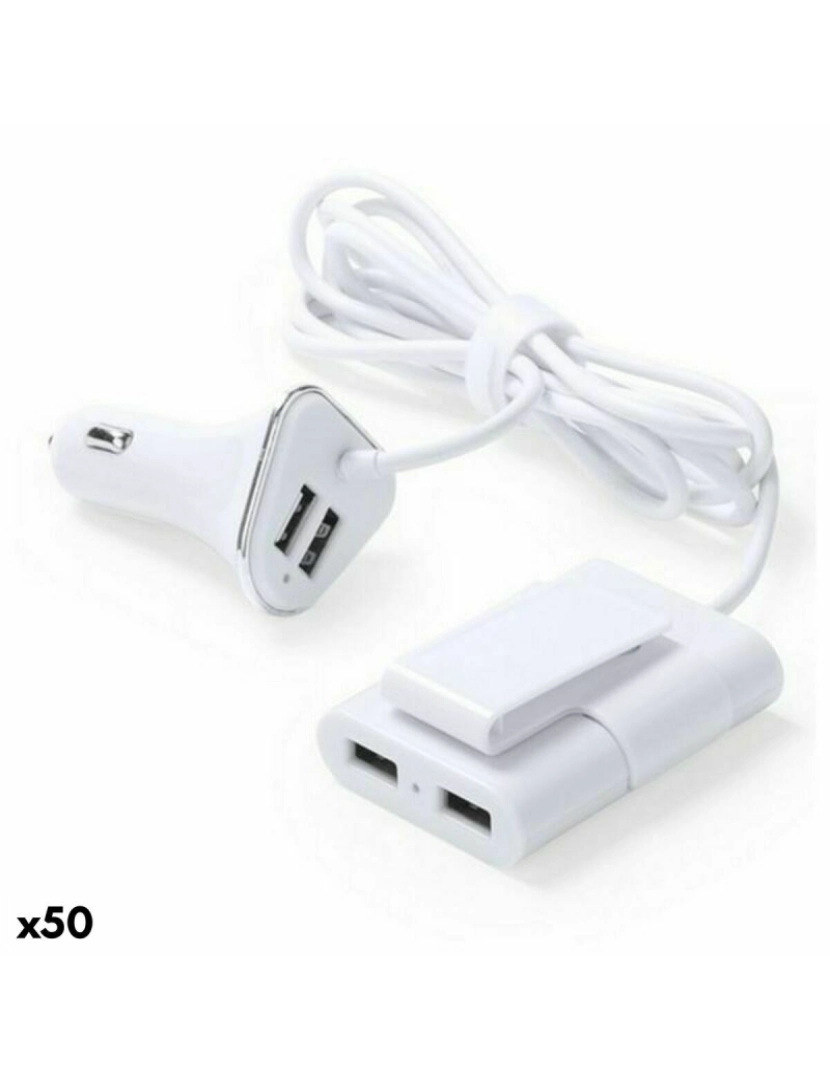 imagem de Carregador USB para Automóvel 4 Portas 145209 (50 Unidades)1