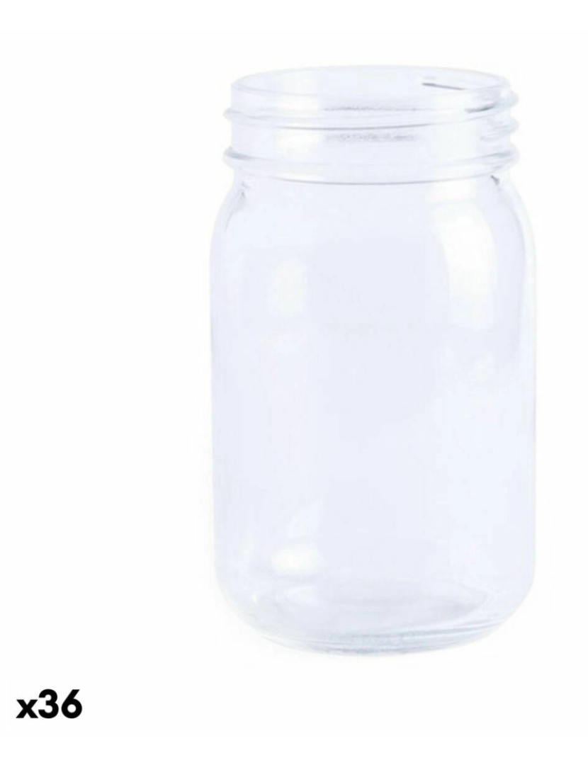 imagem de Frasco de Vidro Transparente Top Can Cap 145733 450 ml (36 Unidades)1