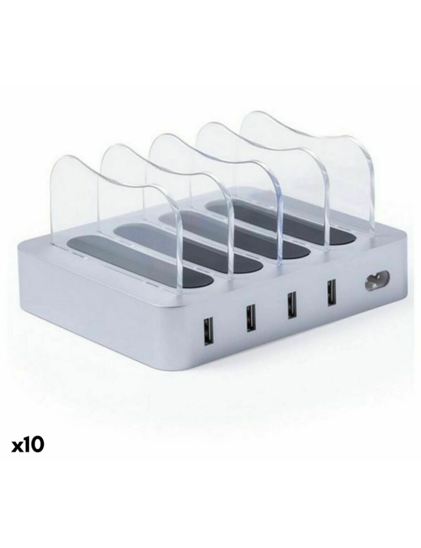 imagem de Carregador USB para Quatro Dispositivos Móveis Xtra Battery 145769 (10 Unidades)1