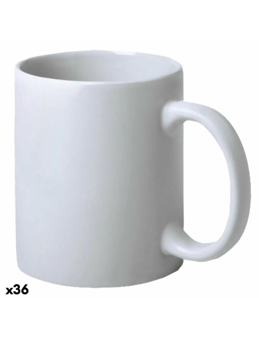 imagem de Caneca de Cerâmica Top Can Cap 146286 Branco (350 ml) (36 Unidades)1