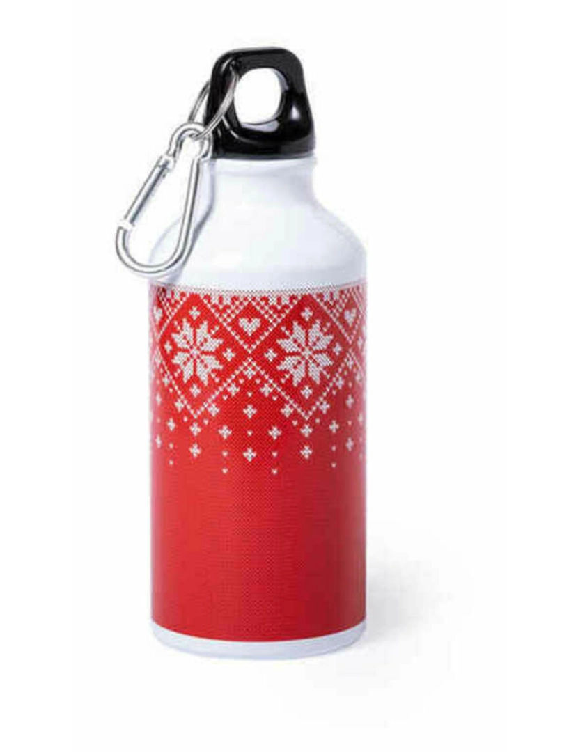 imagem de Garrafa de Alumínio 146664 Natal Vermelho Metal (400 ml) (20 Unidades)2