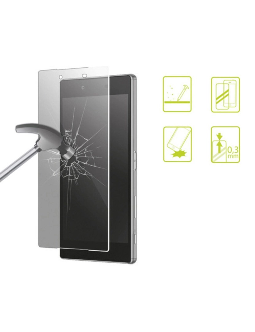 KSIX - Protetor de vidro temperado para o telemóvel Iphone X-xs KSIX Extreme