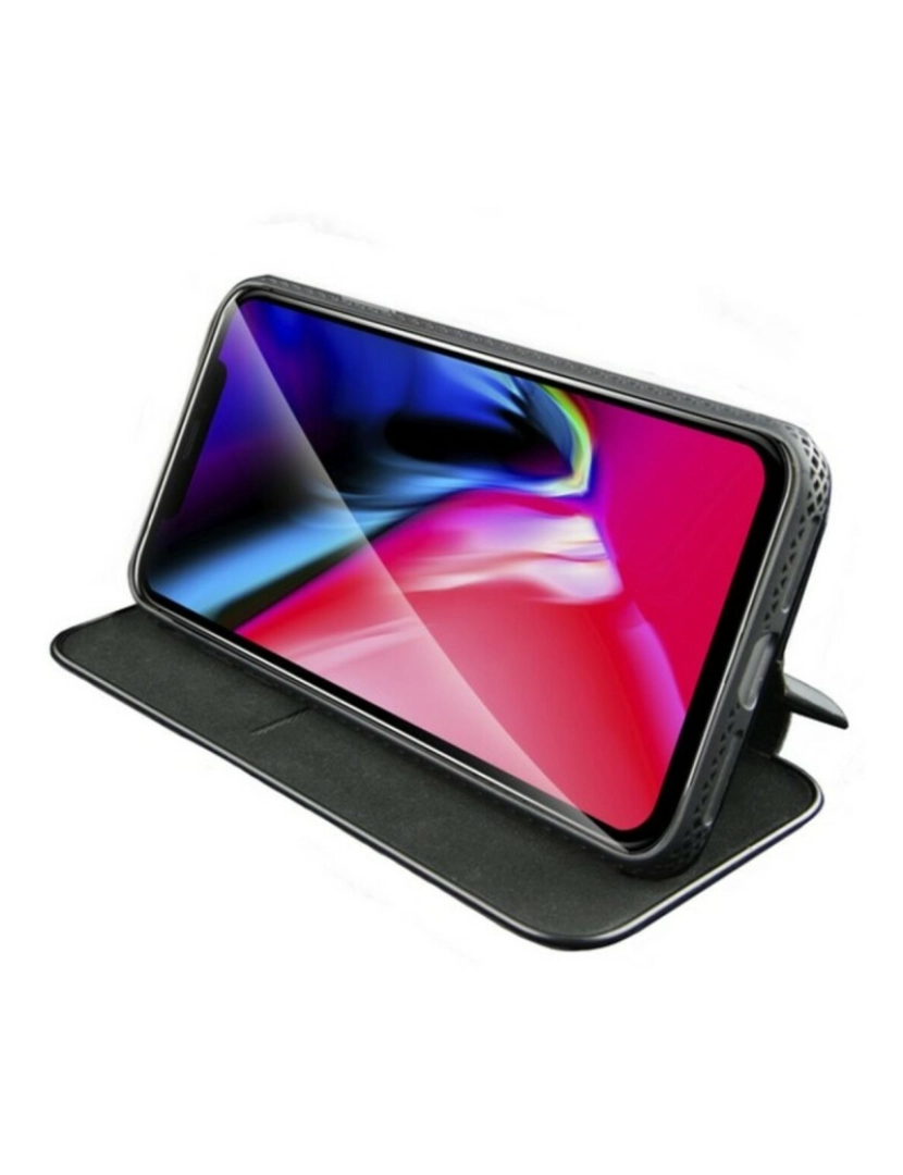 imagem de Capa tipo Livro para o Telemóvel Iphone XS Max KSIX Executive Preto3