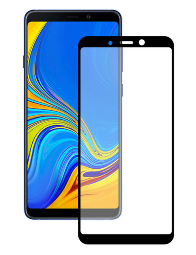 KSIX - Protetor de vidro temperado para o telemóvel Samsung Galaxy A9 2018 Extreme 2.5D