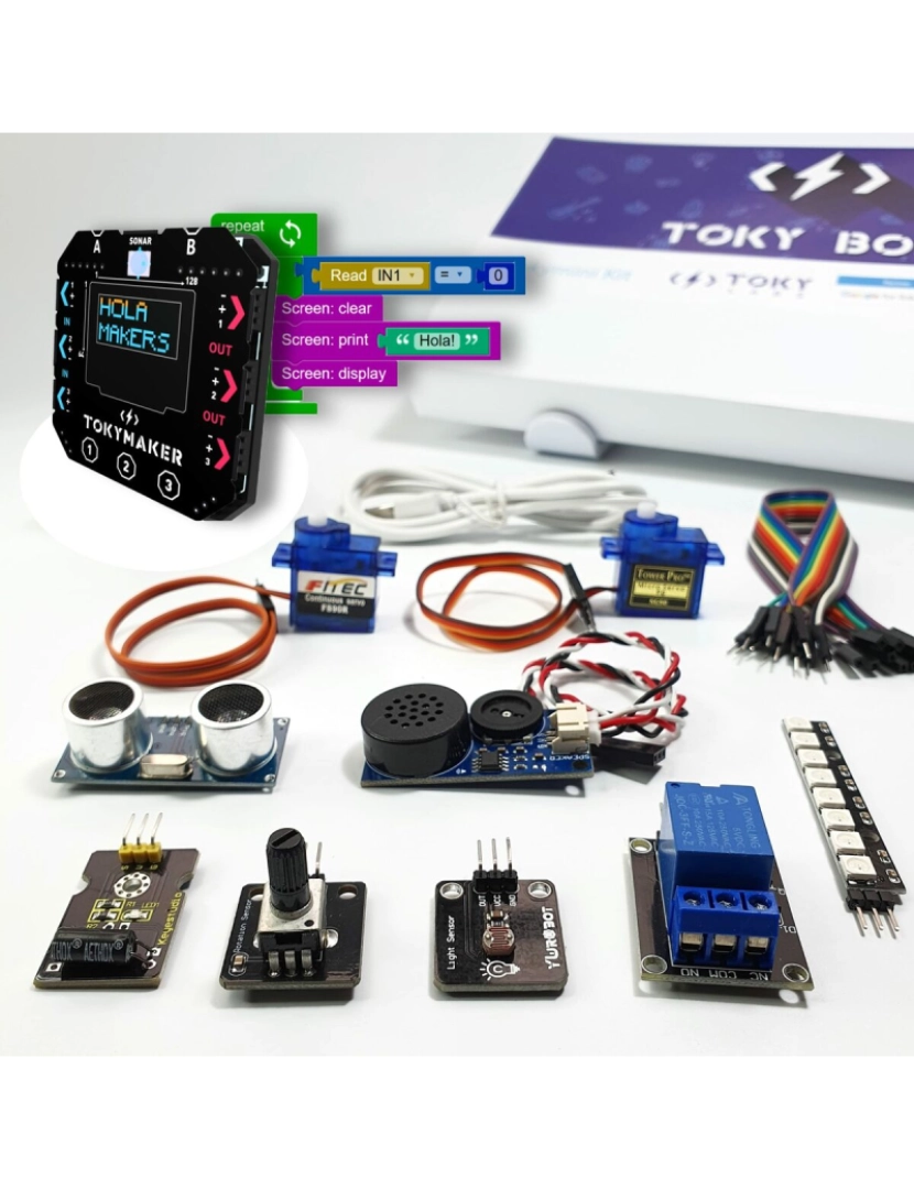 imagem de Kit de Eletrónica Tokylabs Tokymaker4