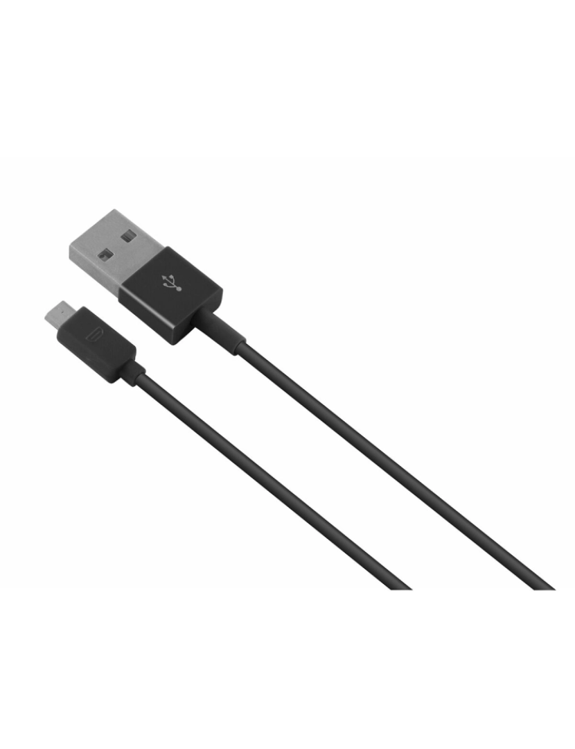 imagem de Cabo USB para Micro USB Contact 1 m Preto3