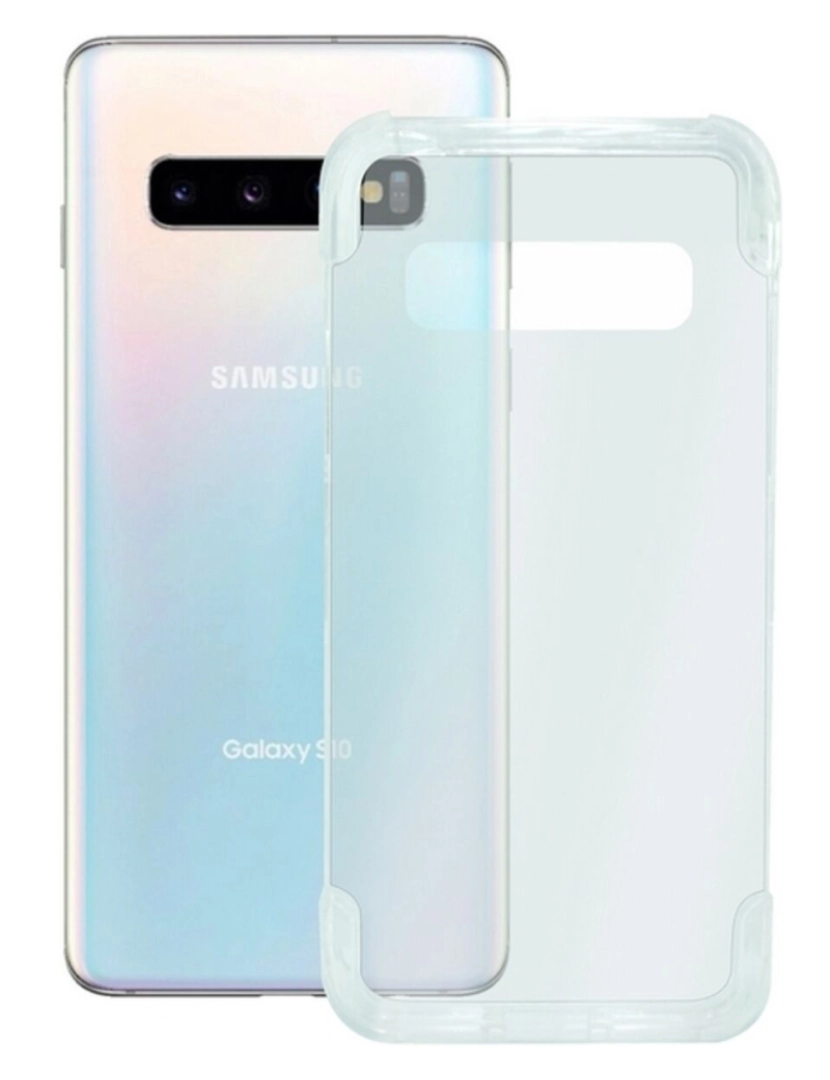 imagem de Capa para Telemóvel Samsung Galaxy S10 KSIX Armor Extreme Transparente1