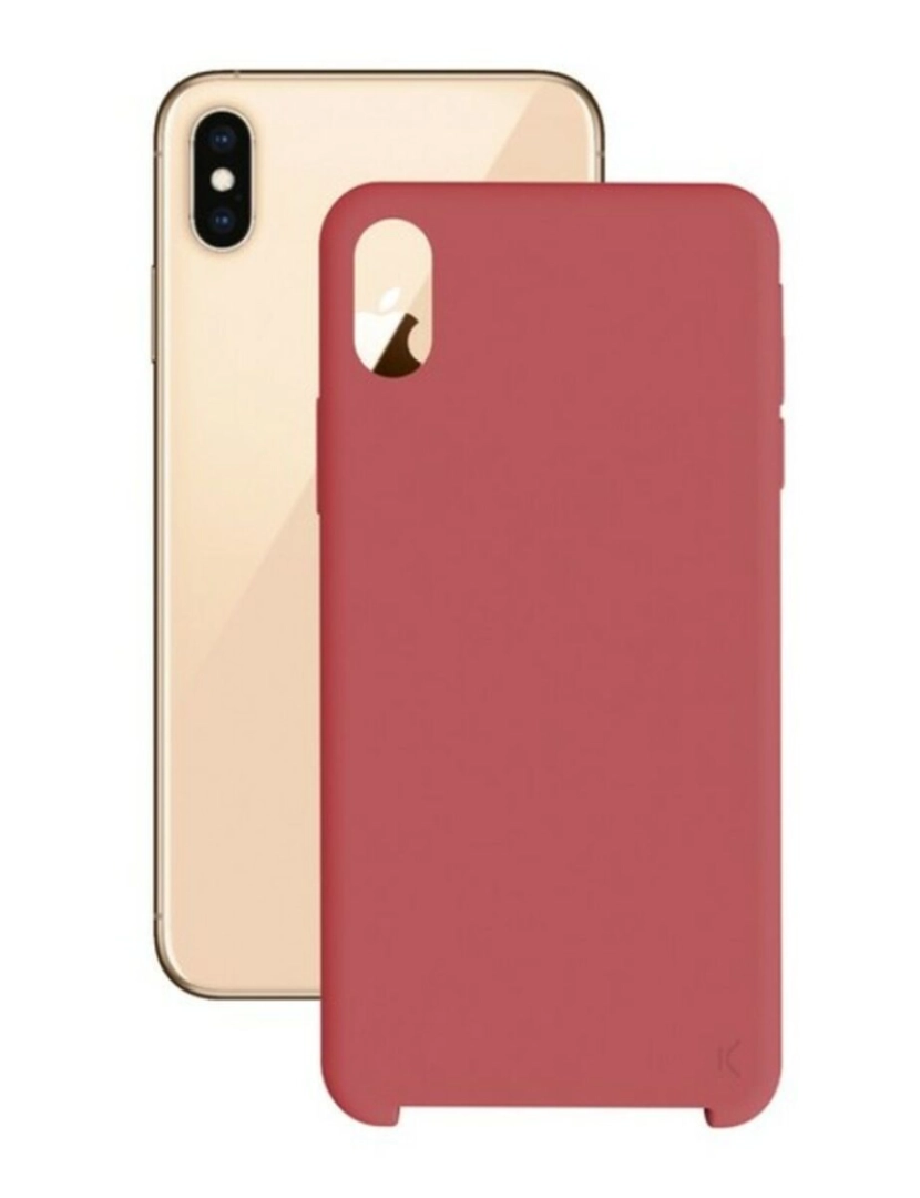 KSIX - Capa para Telemóvel iPhone XS Max KSIX Soft Vermelho