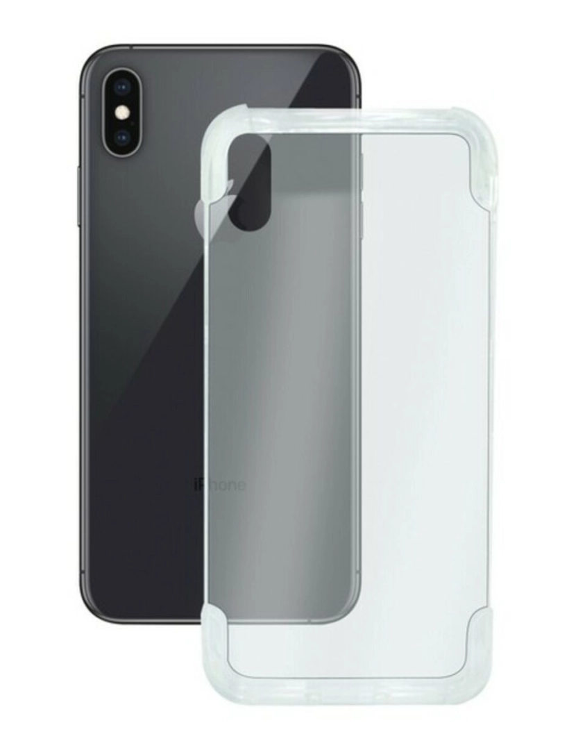 KSIX - Capa para Telemóvel Iphone Xs Max KSIX Flex Armor Transparente