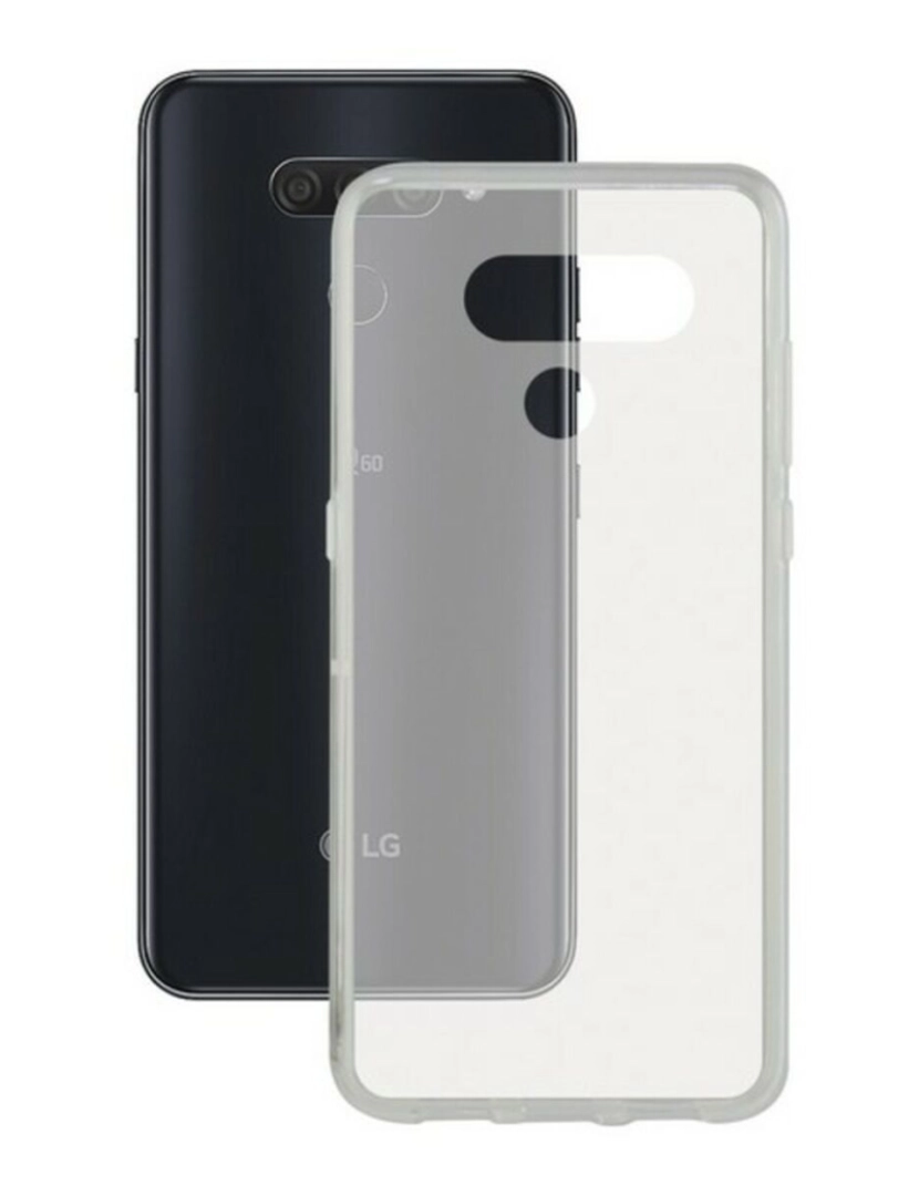 imagem de Capa para Telemóvel Lg Q60 Flex Transparente1