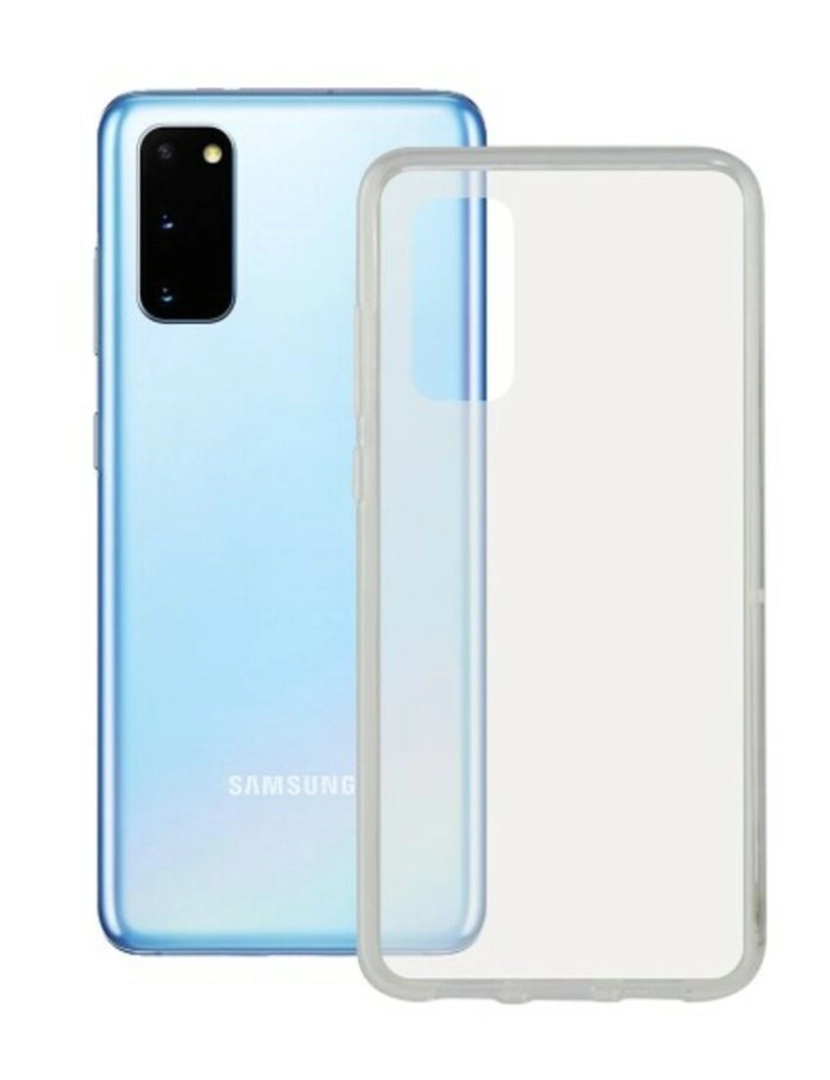 imagem de Capa para o Telemóvel com Extremidades em TPU Samsung Galaxy S20 Ultra Contact Flex Transparente1