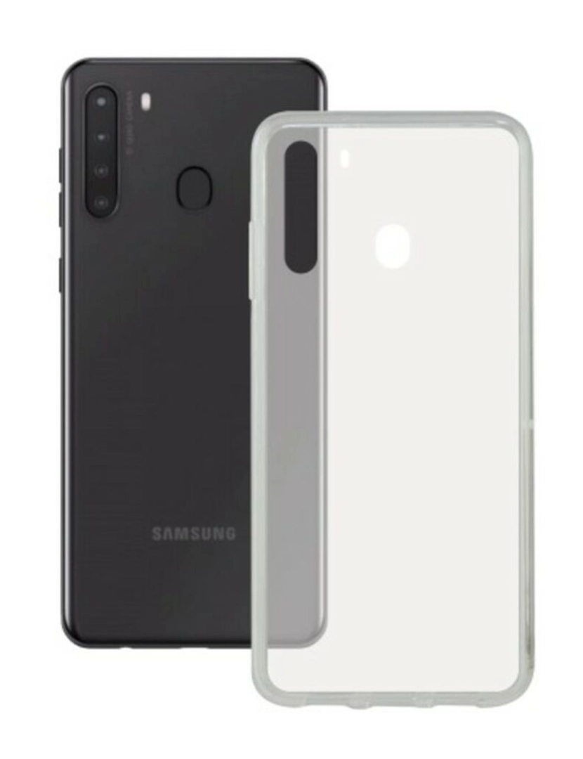 KSIX - Capa para o Telemóvel com Extremidades em TPU Samsung Galaxy A21 KSIX Flex