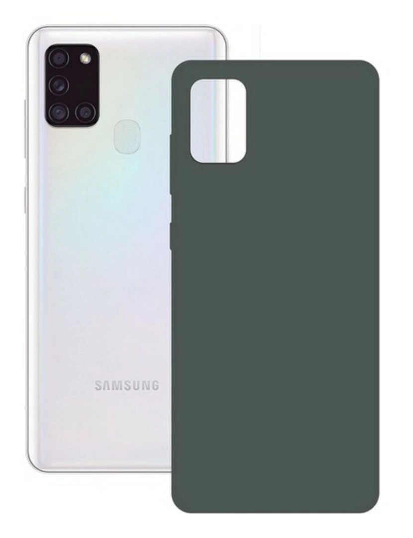 imagem de Capa para Telemóvel Samsung Galaxy A21s KSIX Silk Verde1