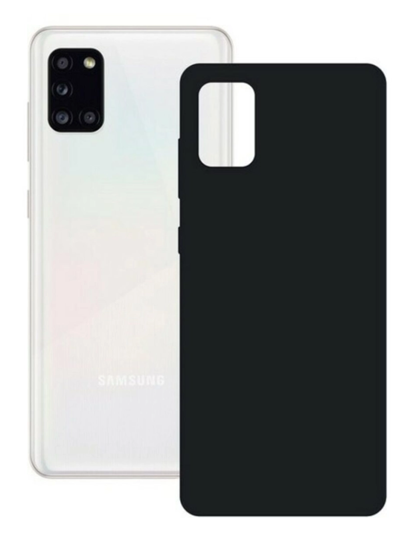 imagem de Capa para Telemóvel Samsung Galaxy A31 KSIX Silk Preto Samsung1