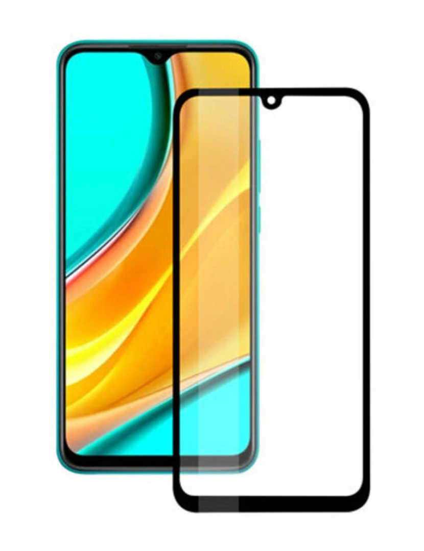 KSIX - Protetor de vidro temperado para o telemóvel Xiaomi Redmi 9A, 9AT, 9C KSIX Full Glue 2.5D