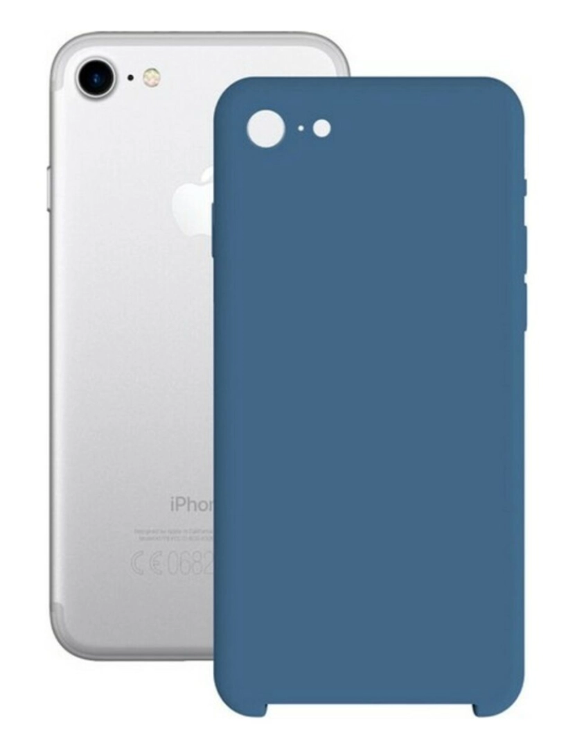 KSIX - Capa para Telemóvel iPhone 7/8/SE 2020 KSIX Eco-Friendly Azul