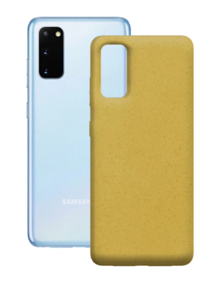 KSIX - Capa para Telemóvel KSIX Samsung Galaxy S20 Plus Eco-friendly Amarelo