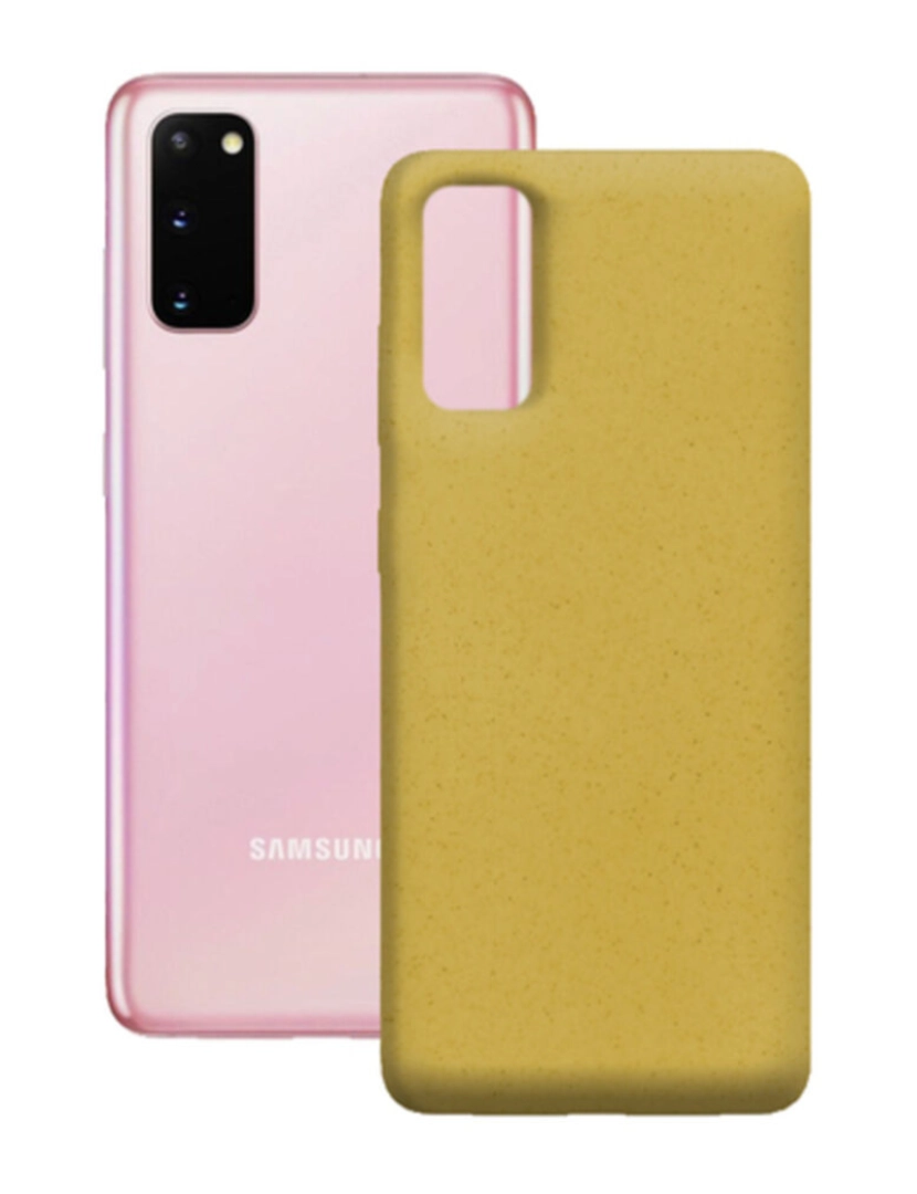 KSIX - Capa para Telemóvel KSIX Samsung Galaxy S20 Eco-friendly Amarelo