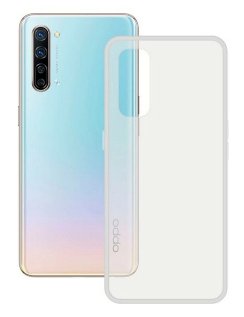 imagem de Capa para Telemóvel Oppo Find X2 Lite KSIX Flex Tpu Transparente1