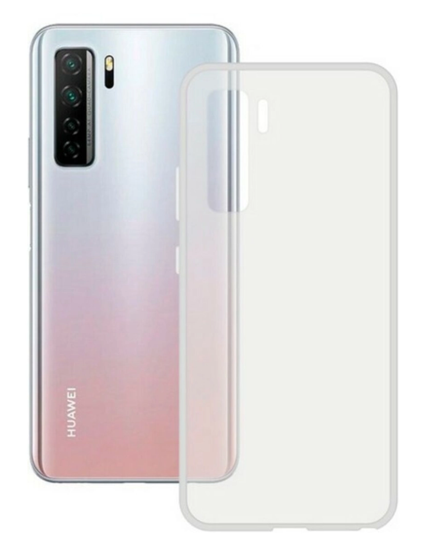 imagem de Capa para Telemóvel Huawei P40 Lite 5G KSIX Flex Tpu Transparente1