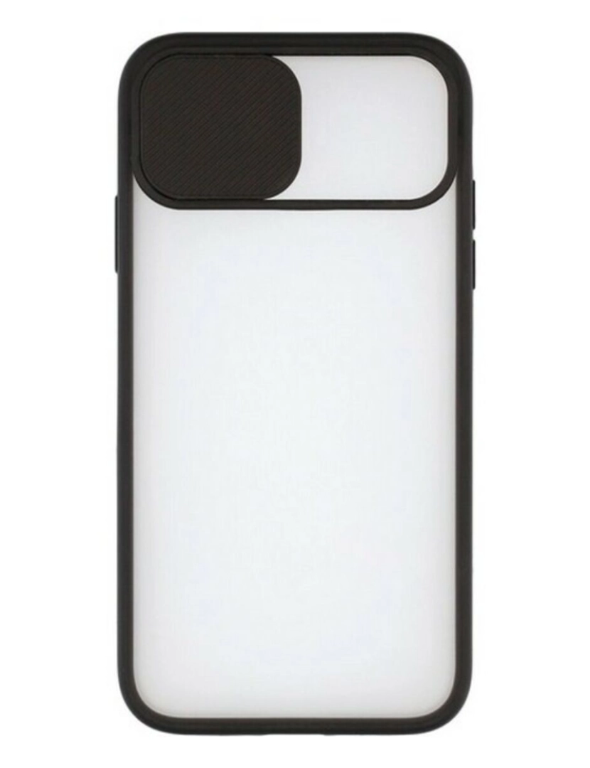 KSIX - Capa para o Telemóvel com Extremidades em TPU iPhone 12 Mini KSIX Duo Soft Cam Protect Preto