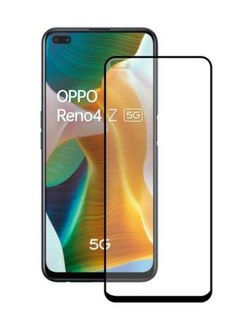 imagem de Protetor de vidro temperado para o telemóvel Oppo Reno 4Z 5G KSIX Full Glue 2.5D1