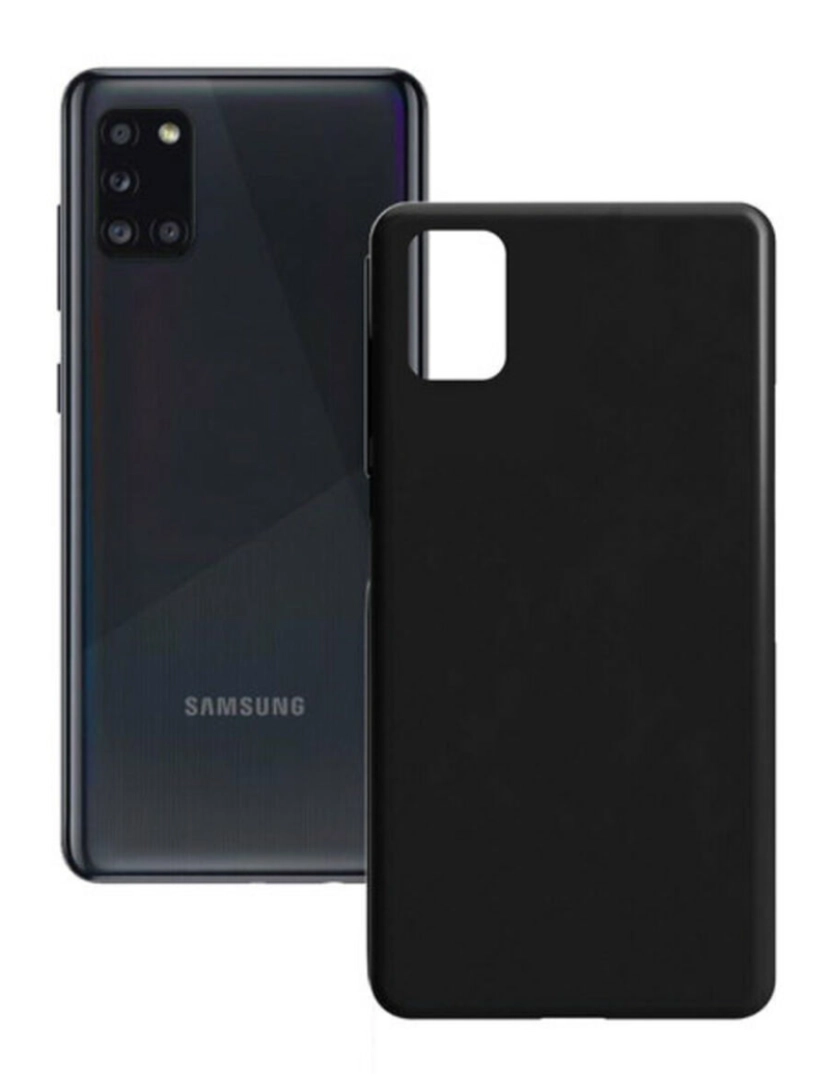 Contact - Capa para Telemóvel Samsung Galaxy A31 Contact Silk TPU Preto