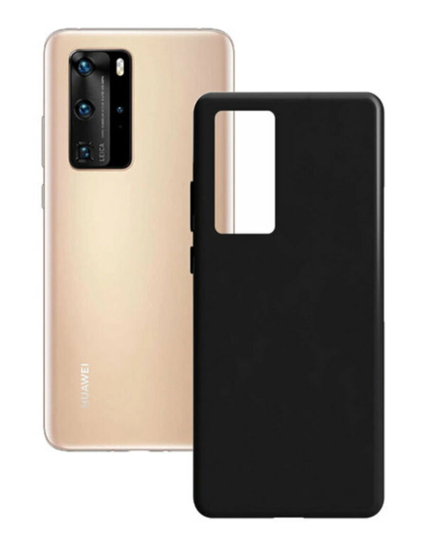 imagem de Capa para Telemóvel Huawei P40 Pro 5G KSIX Preto Rígida Huawei1