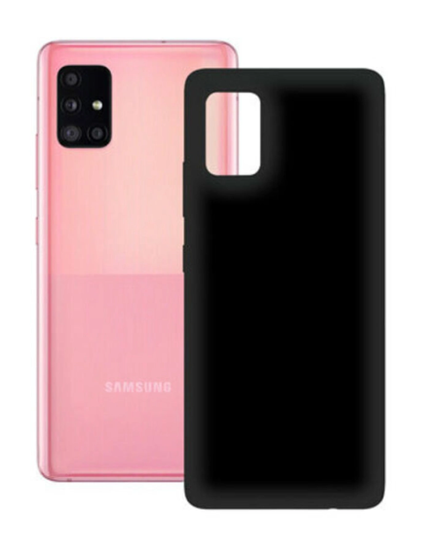 Contact - Capa para Telemóvel Samsung Galaxy A51 5G Ultra Contact Silk TPU Preto