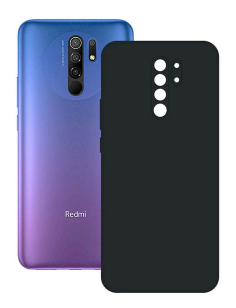 KSIX - Capa Xiaomi Redmi 9 KSIX Preto Rígida