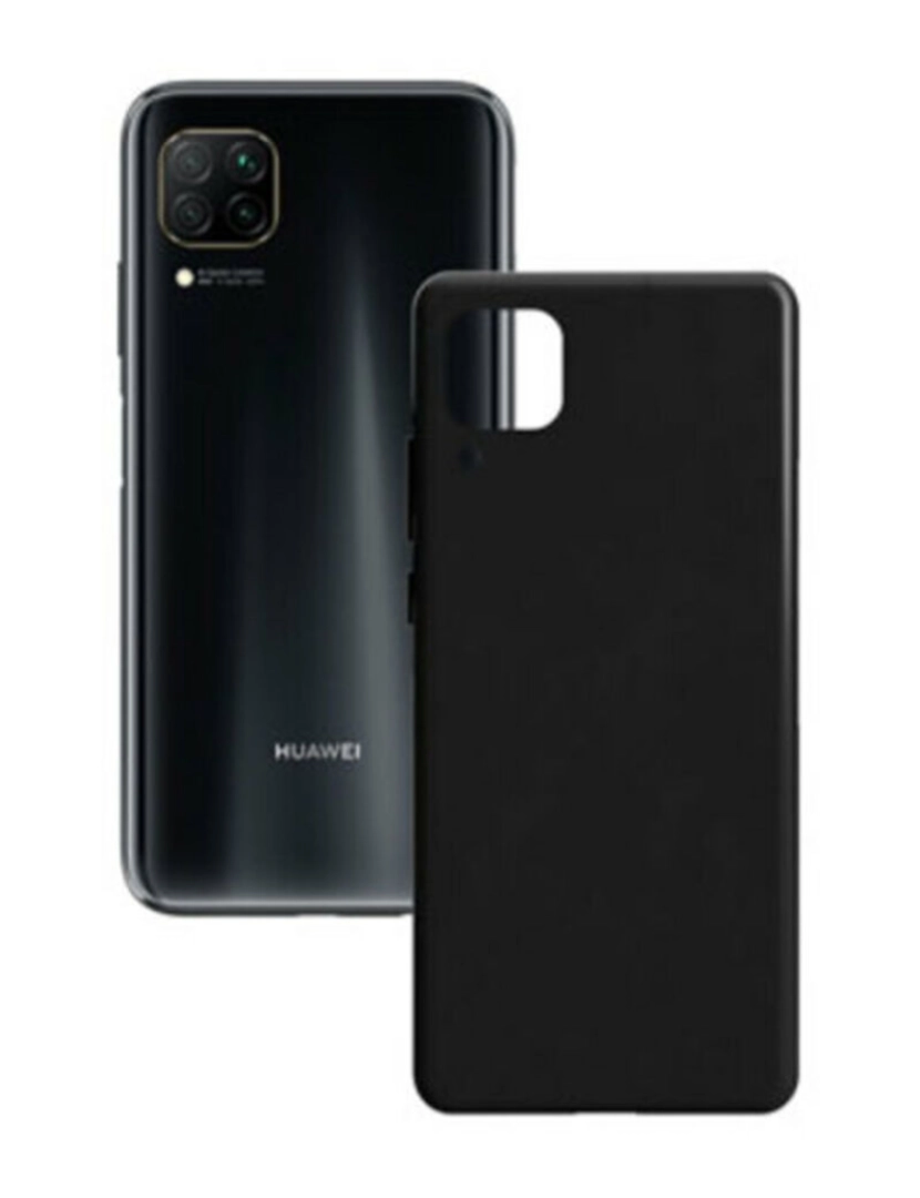 imagem de Capa para Telemóvel Huawei P40 Lite Contact Silk TPU Preto1